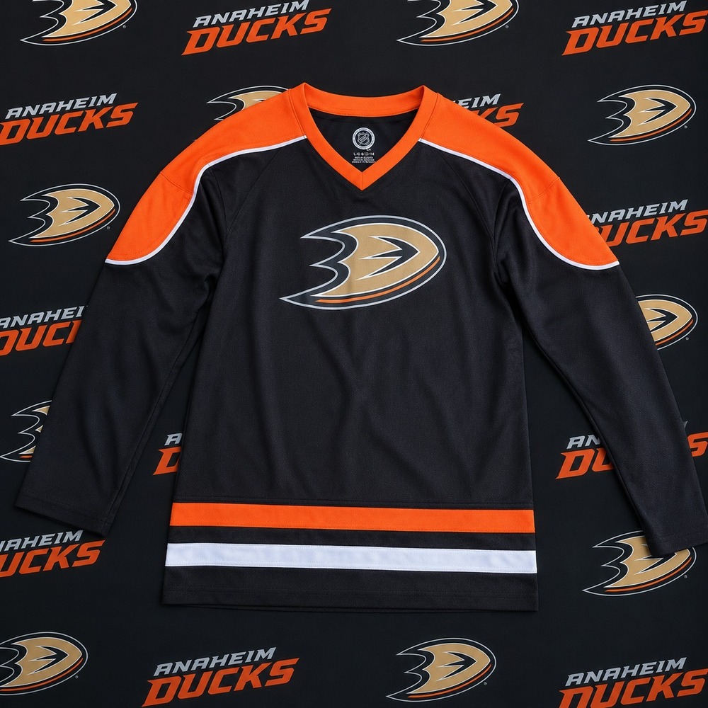 Anaheim Ducks NHL Hockey Jersey Size L(12/14) Youth